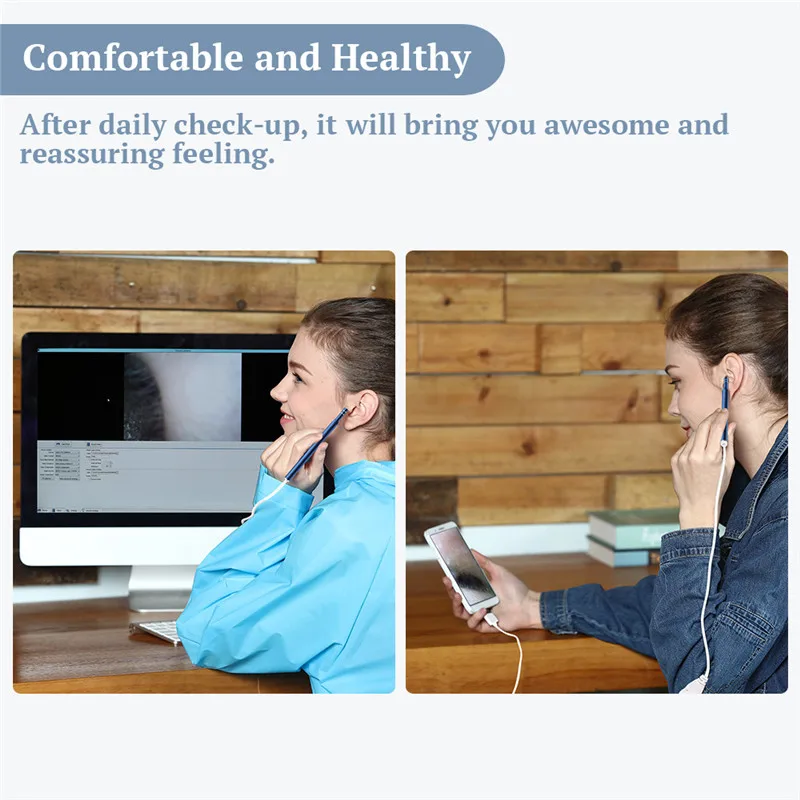 Камера-Эндоскоп 3 в 1, 720P, Android, Type C