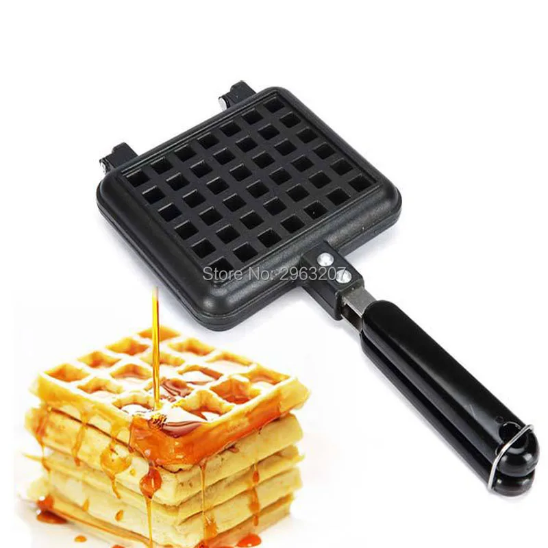 

10pcs Waffle Mould DIY Manual Waffle Makers for Kids Cake Mould Bakeware Set Nonstick Family Use Baking Tool