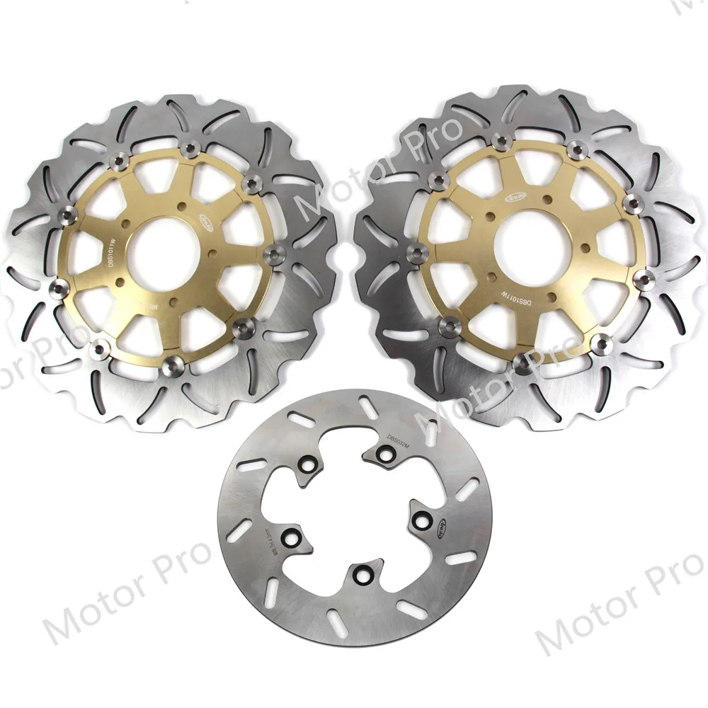 For Suzuki SV1000 2003 2004 2005 2006 2007 Front Rear Brake Disc Disk Rotor Kit Motorcycle Accessories SV S 1000 SV1000S 1000S