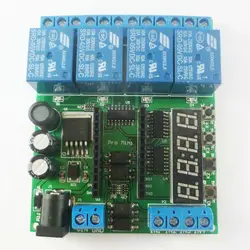 Pro mini PLC Board Relay Shield Module DC 5V 12V 24V 4 CH For Arduino Delay Timer Switch DIY