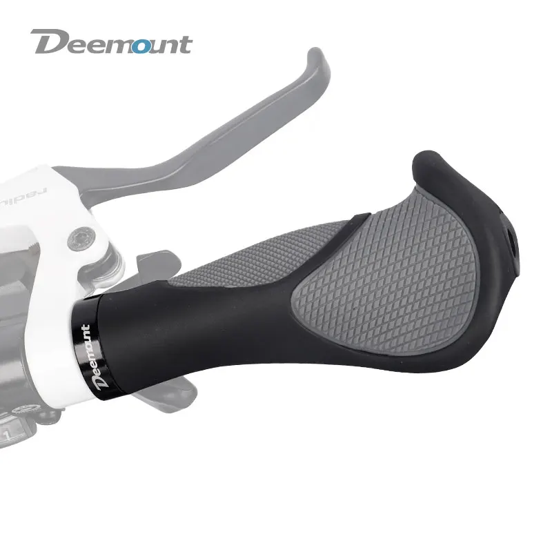 Deemount Ergonomic Bicycle Grips Handlebar TPR Rubber Casing Sheath MTB Cycling Bike Hand Rest Shock Absorption Bar End