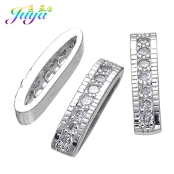 Juya componenti per gioielli perline fai-da-te 3 fori decorazione separatore distanziatori accessori per pietre naturali perle creazione di gioielli