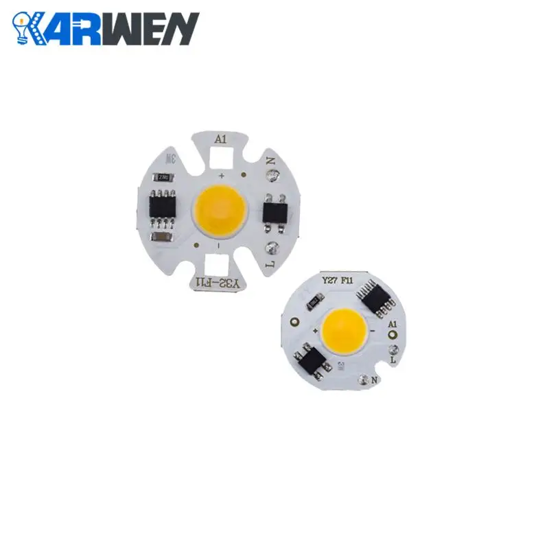 KARWEN 10PCS LED COB lamp Chip Bulb Y32 3W 5W 7W 9W Real Power Input IP65 For Outdoor LED   Bulb FloodLight Cold Warm White 220V