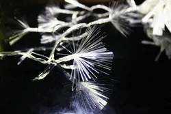 10M 80 LED fairy Fiber Optic String Light for Christmas/Xmas/wedding/easter/halloween/Garden/Window/Garland Party decor-White