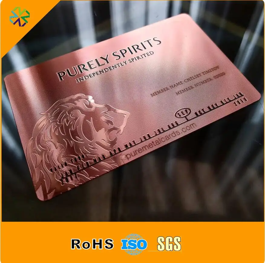 Manufacture customized printing stainless steel metal business card name card