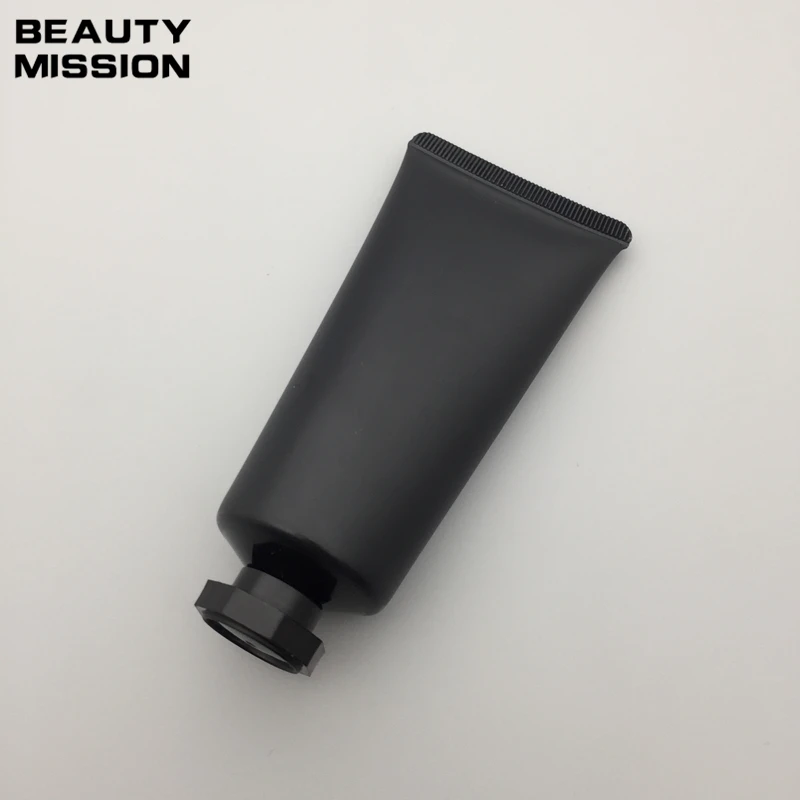 50pcs/lot 50ML black Empty Soft Tube Cosmetic Cream Lotion Shampoo Containers Facial cleanser Unguent Containers Tube Squeeze