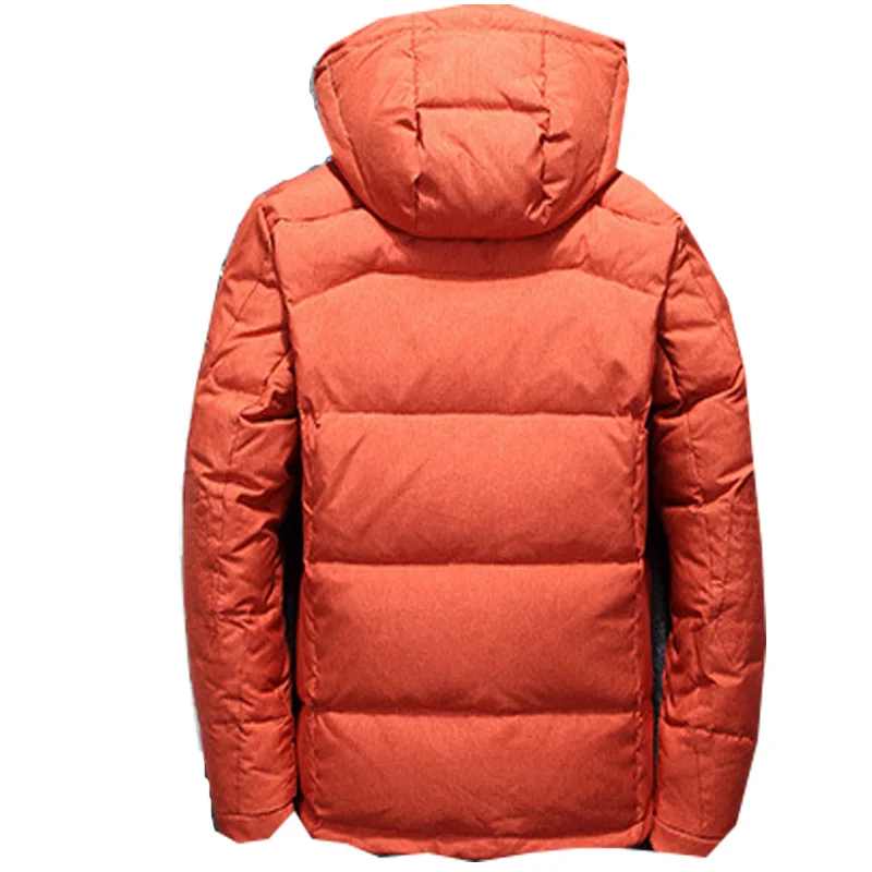 add new brand clothing jackets thick keep warm men White duck down down jacket high quality hooded down jacket winter coat Male