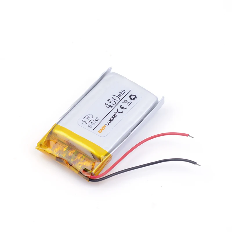 602240 3.7V 450mAh Rechargeable Lithium Li-ion Polymer Battery