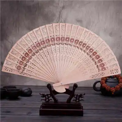 Серия в китайском стиле, ароматный деревянный женский вентилятор 2021