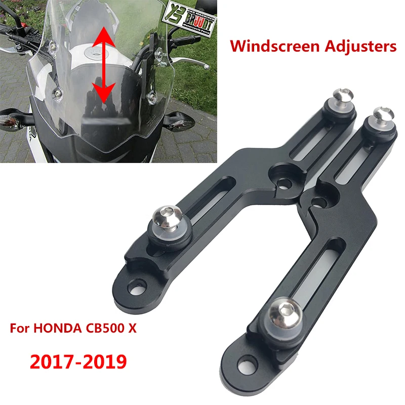 New 2019 For HONDA CB500 X CB500X 2017 2018 2019 Motorcycle Accessories Windscreen Adjusters Airflow Adjustable Windscreen Wind