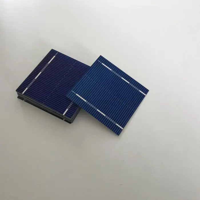 ALLMEJORES panel słoneczny energia słońca ogniwo solarne typu polikrystalicznego fotowoltaiczne diy ładowarka solarna 0.5V 0.43W 52mm * 52mm 25