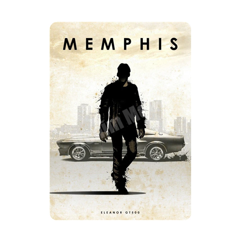 Fast Furious Plaque Vintage Metal Tin Signs Home Bar Pub Decorative Plates Max Wall Stickers Racing Car Iron Art Poster MN17