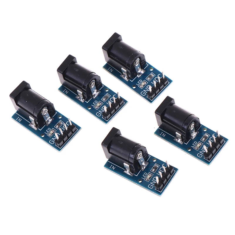 5 Teile/los DC Jack Buchse Stecker Netzteil Modul DC Power Adapter Platte Board Connector Für Arduino