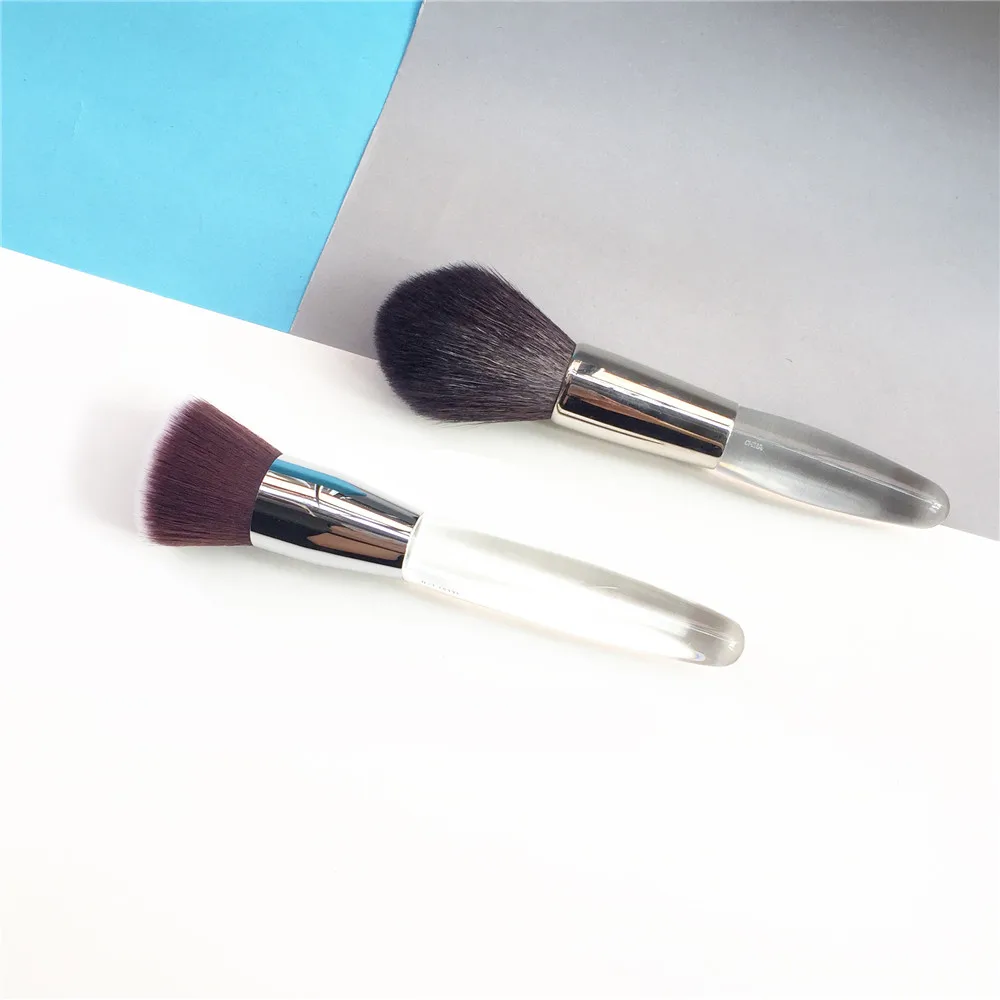 TME Bronzer Brush 37 Perfect Foundation Brush 76 Acrylic Handle Powder Blush Liquid Cream Beauty Makeup Blender Tools