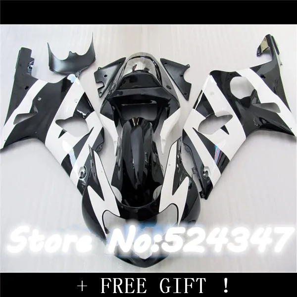 Lowest price fairings set for A GSXR 1000 00 01 02 K2 white black GSXR1000 2000 2001 2002 fairing kit for Suzuki-Hey