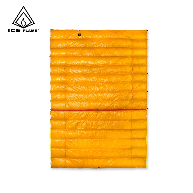 Ice Flame 20D 90% White Duck Down 3Season Wearable Detachable Sleeping Bag Blanket Mat Quilt Underquilt Hammock Camping Backpack