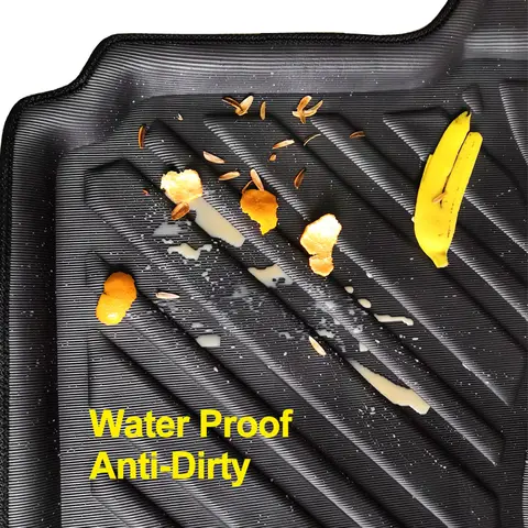 Bagageutrymmesmattor för Honda Fit Jazz GD 2001 - 2008 Halvkombi Bagage Golvmattor 2007 2006 2005 10 best sales Honda Jazz GE8 - №9