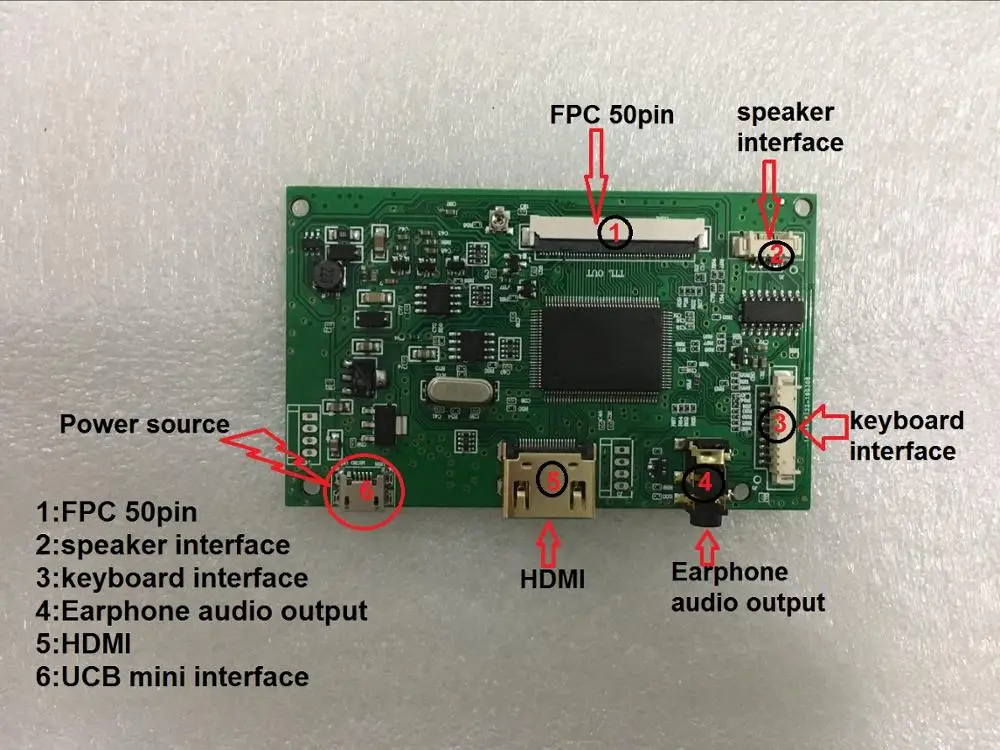 New 7 inch LCD screen and controller driver AT070TN90 AT070TN92 20000938-00