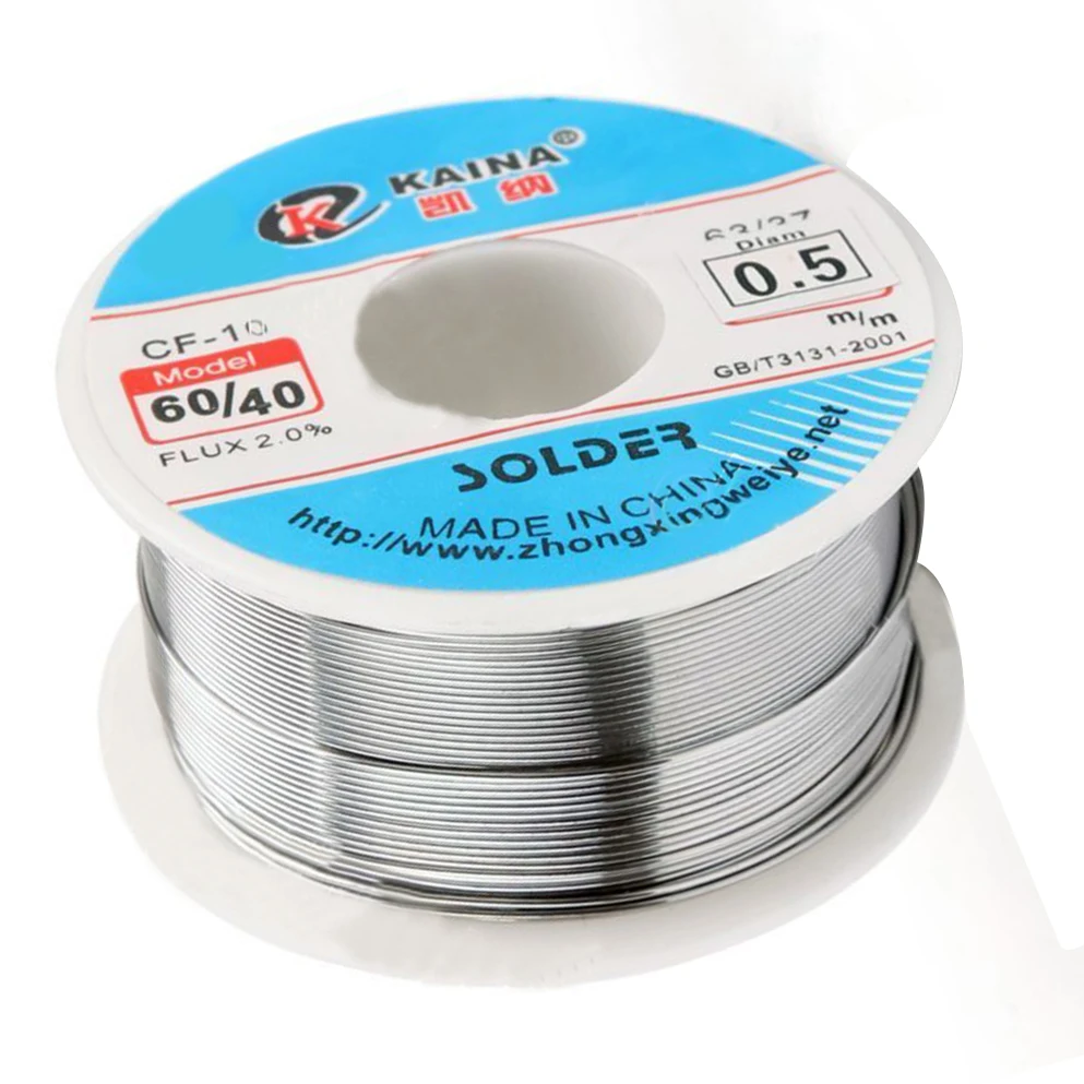 Neue 60/40 0,5mm 100g Kolophonium Kern Zinn Blei Solder Draht Löten Schweißen Flux 2.0%