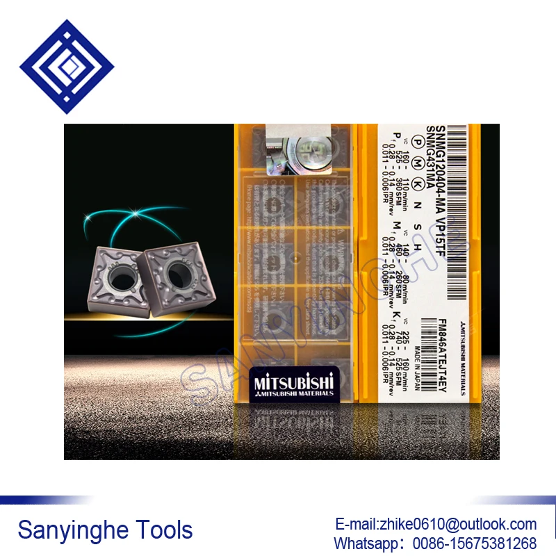 50 шт./лот SNMG120404-MA VP15TF / UE6020 / SNMG120408-MA VP15TF / UE6020 cnc карбида обращаясь вставками
