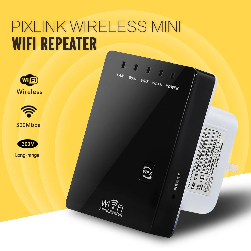 

300Mbps Mini Wireless Router WiFi Router Repeater Range Extender Bridge Access Point wi fi Range roteador Extender EU Plug