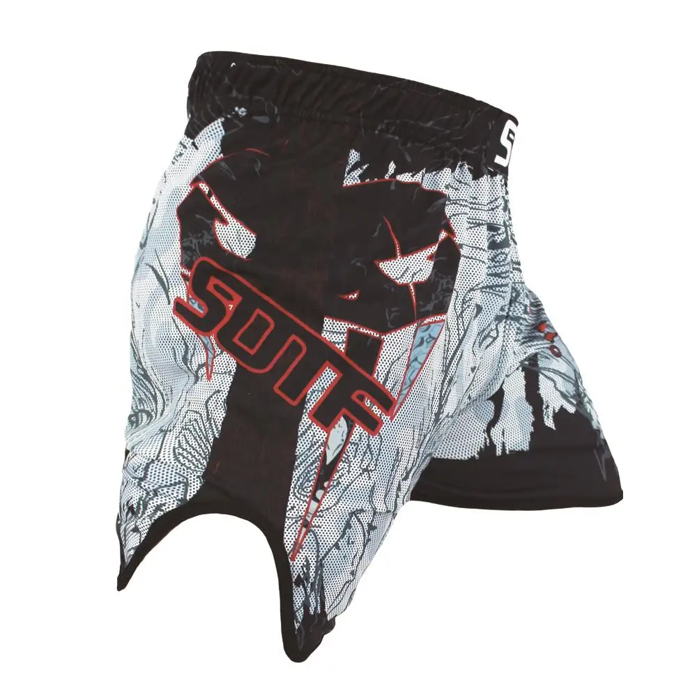 SOTF mma Venomous snake Stretch fabric Men Women geometric boxing shorts Tiger Muay Thai mma shorts boxing clothing fight shorts