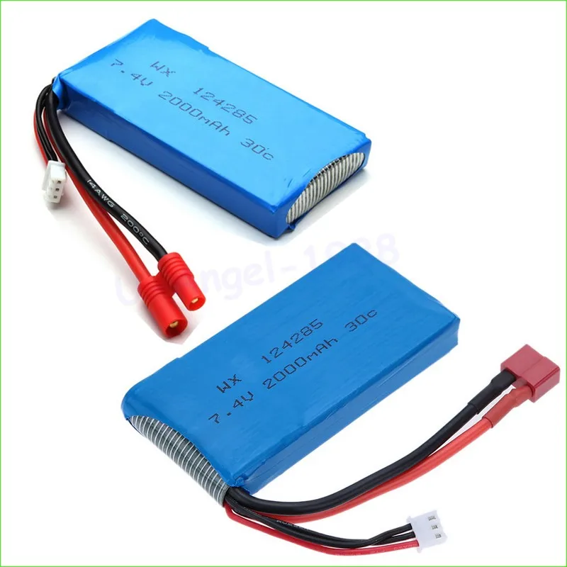 

3pcslot Brand New Lipo Battery 7.4V 2000mAh 30C Lipo Battery for Syma X8C X8W Quadcopter T/XT60/Banana Plug Freeship