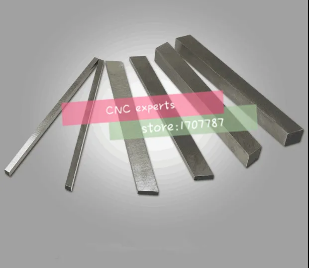 

2pcs HRC60 8*14*200mm High-speed steel Sharp steel STEEL BILLETS blade Flat HSS Turning tool DIY knife material, Lathe tool