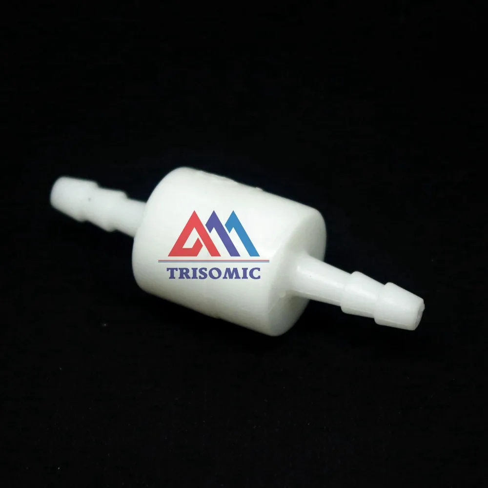 4 Mm Một Cách Van Chất Liệu POM Không Trở Về Van Kiểm Tra Van Áp Suất 0.04MPA-1.0MPA Trắng Loại Axit và Kiềm Chống