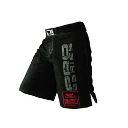 Suotf-preto e branco tigre muay thai shorts de boxe, calças mma fitness treinamento, barato