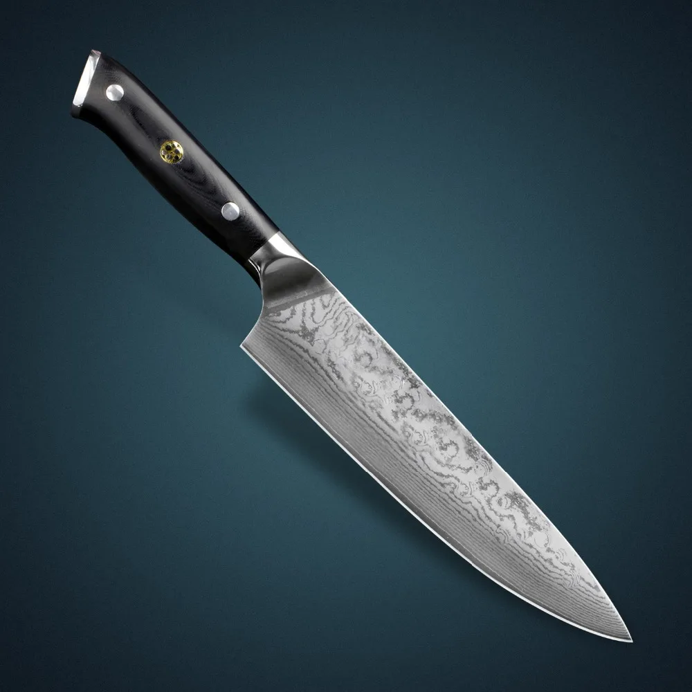 Huiwill brand VG10 Damascus carbon steel 8