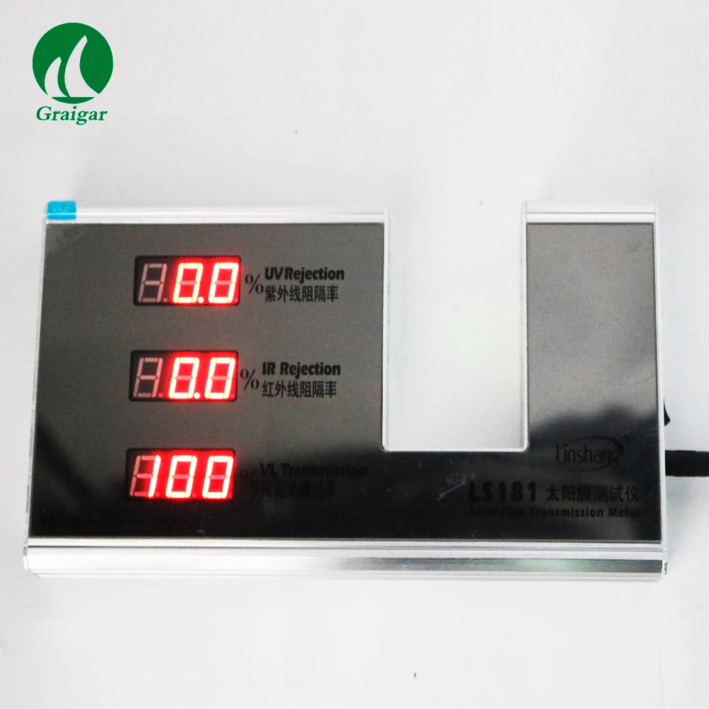 High Performance Solar Film Transmission Meter UV&IR Rejection Meter LS181 Resolution: 0.1%