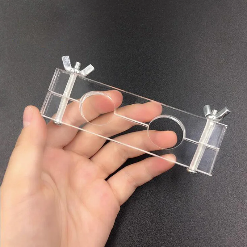 1pc Transparent Thumb Lock Magic Tricks Finger Escape From Locked Magia Close Up Street Gimmick Props Illusion Funny Toy Gadget