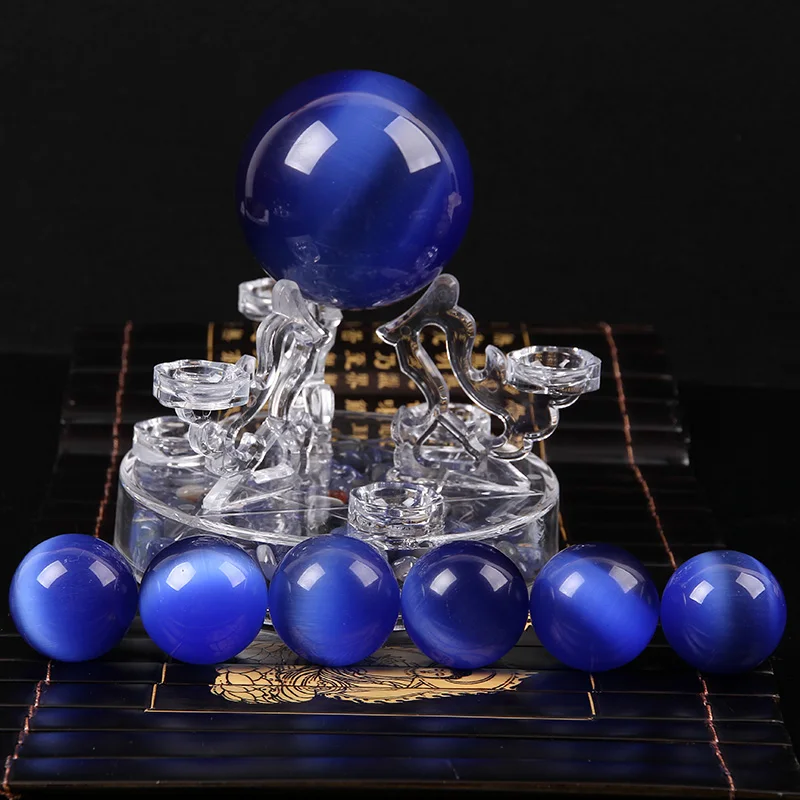 Medallion blue opal ball dipper array furnishing articles crystal ball place adorn natural crystal stone