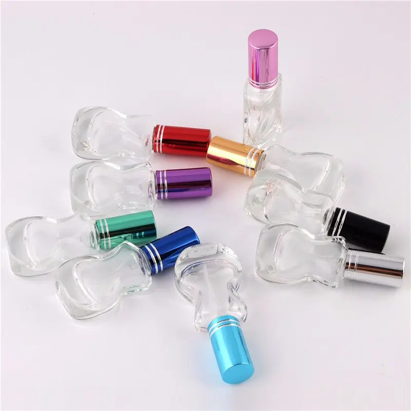 

10ml BEAUTY Mini Perfume Bottles Amber Empty Small Cosmetic Black Cap Spray Jar Refillable Plastic Packaging F20171934