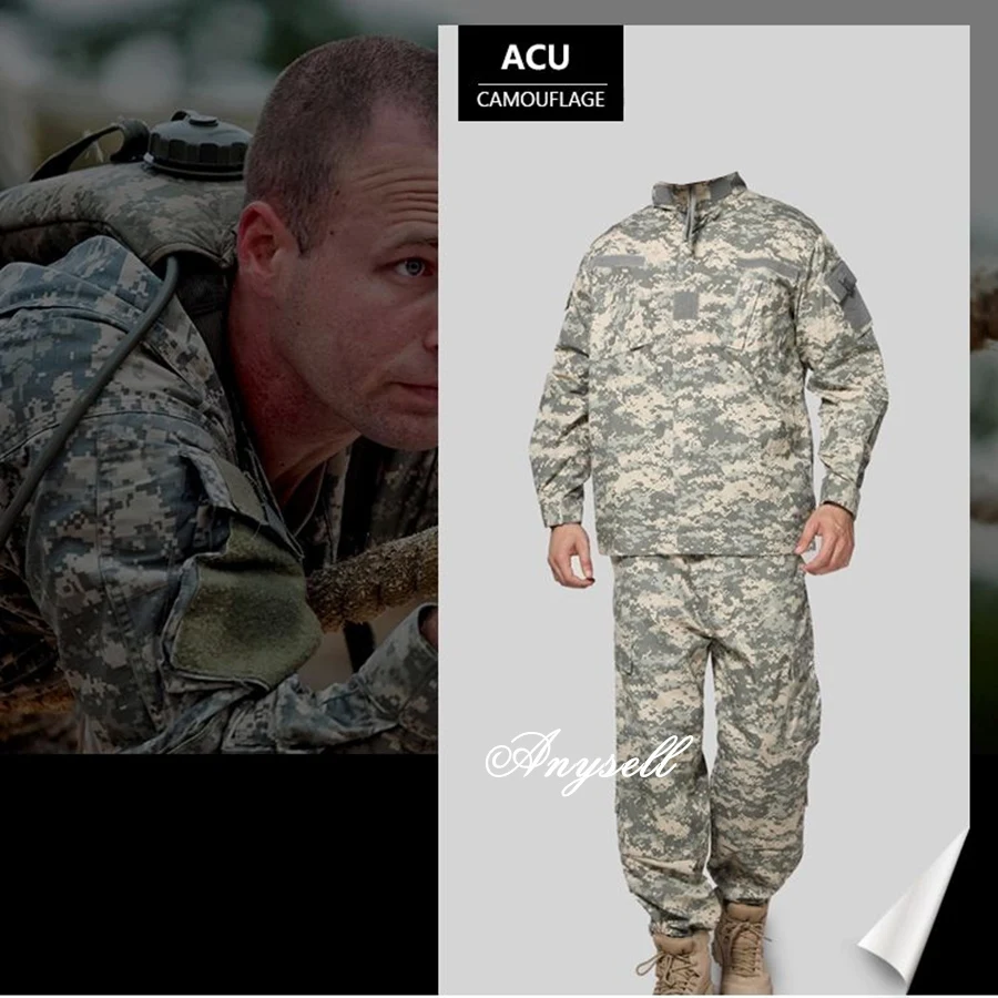 Tactische Cargobroek Uniform Waterdichte Camouflage Tactische Bdu Uniform Us Heren Kleding Set