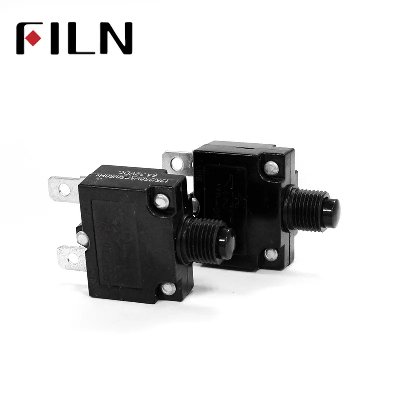 FILN thermal switch circuit breaker overload protector 3A,4A,5A,6A ,8A,10A,15A,,20A, overload protector switch