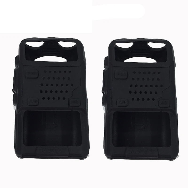 

2 pcs baofeng Silicone Rubber case for protective UV-5RA UV-5R Plus UV-5RE F8+ UV5R accessories two way radio Soft Cover Shell