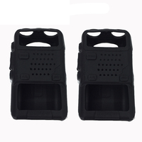 2 pcs baofeng Silicone Rubber case for protective UV-5RA UV-5R Plus UV-5RE F8+ UV5R accessories two way radio Soft  Cover Shell