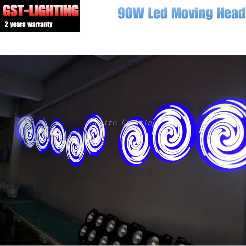 90W Gobo LED Lyre Spot Moving Head Light for Stage Theater Disco Nightclub