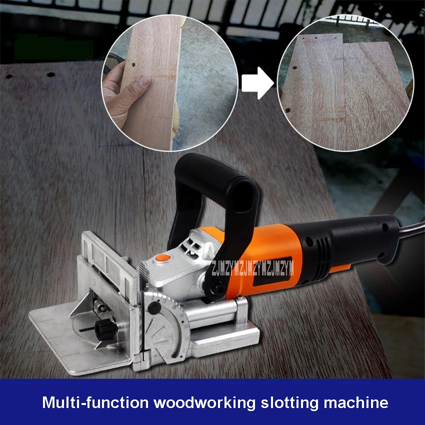 Máquina elétrica multifuncional para entalhar madeira, ângulo ajustável, máquina de acompanhar, 220v, 760w, 11600r/min