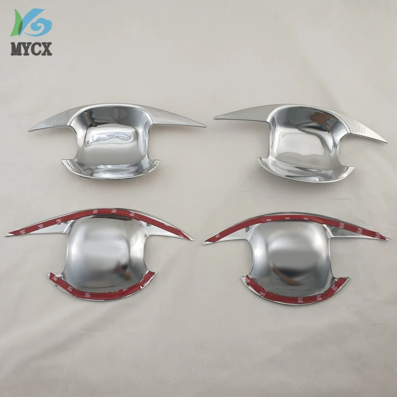 Plating door cover decoration door bowl sequins for Toyota Highlander Kluger 2003 2004 2005 2006 2007
