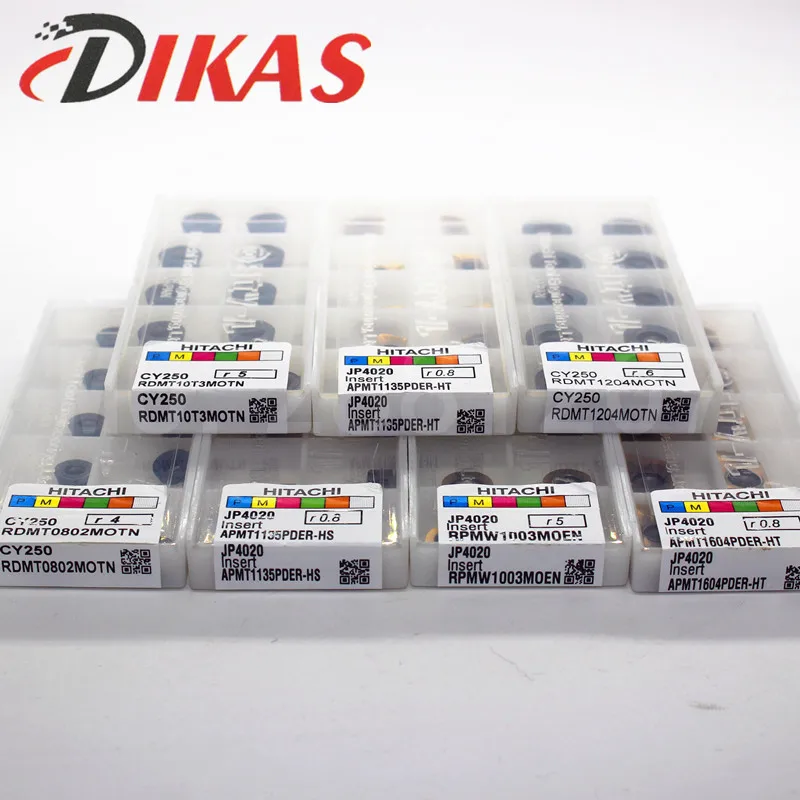 Ferramentas de Fresa de Torno de Carboneto Apmt1135 Apmt1604 Mt10t3 Rdmt0802 Mt1204 Rpmw1003 Ferramentas de Fresa de Torno de Fresa de Carboneto 10 Peças