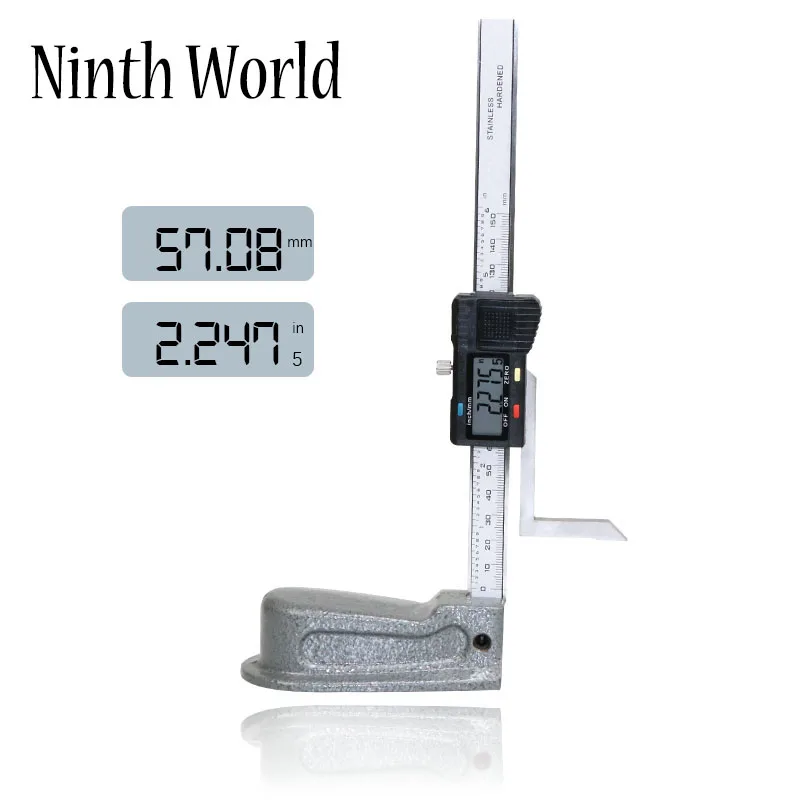 6 inch Digital Electronic Height Gauge 0-150mm Electronic Stainless Steel Calipers Measuring Tools