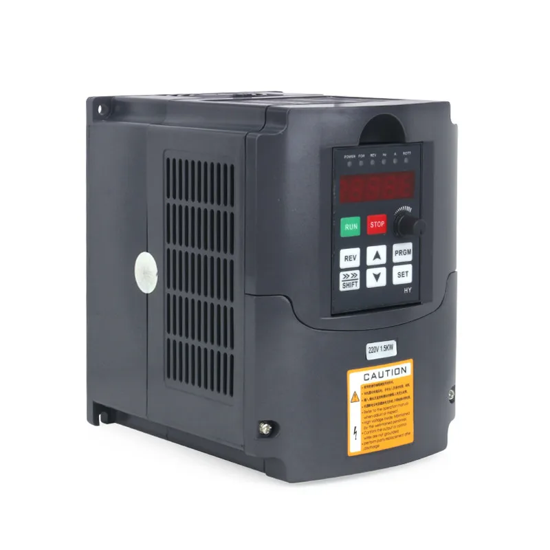 1.5KW / 2.2KW VFD Inverter 220V HuanYang VFD Frequency Converter 3 Phase Output Machine Drive Inverter for Motor