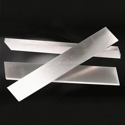 400mm HSS white steel Make Multipurpose Knife Chopper Kitchen fruit knife blank steel heat Treated HRC61 Length Thickness 6mm