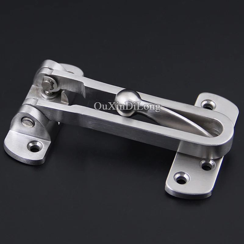 Brand New 2PCS Stainless Steel Security Window Door Guard Restrictor Lock Latch Safety Chain Catch