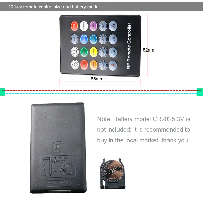 DC5-24V RGB Musik controller 20Key RF remote-Sound sensor USB RGB controller für 3 weg LED Streifen 5050 3528 2835 RGB LED Lampe 12 V