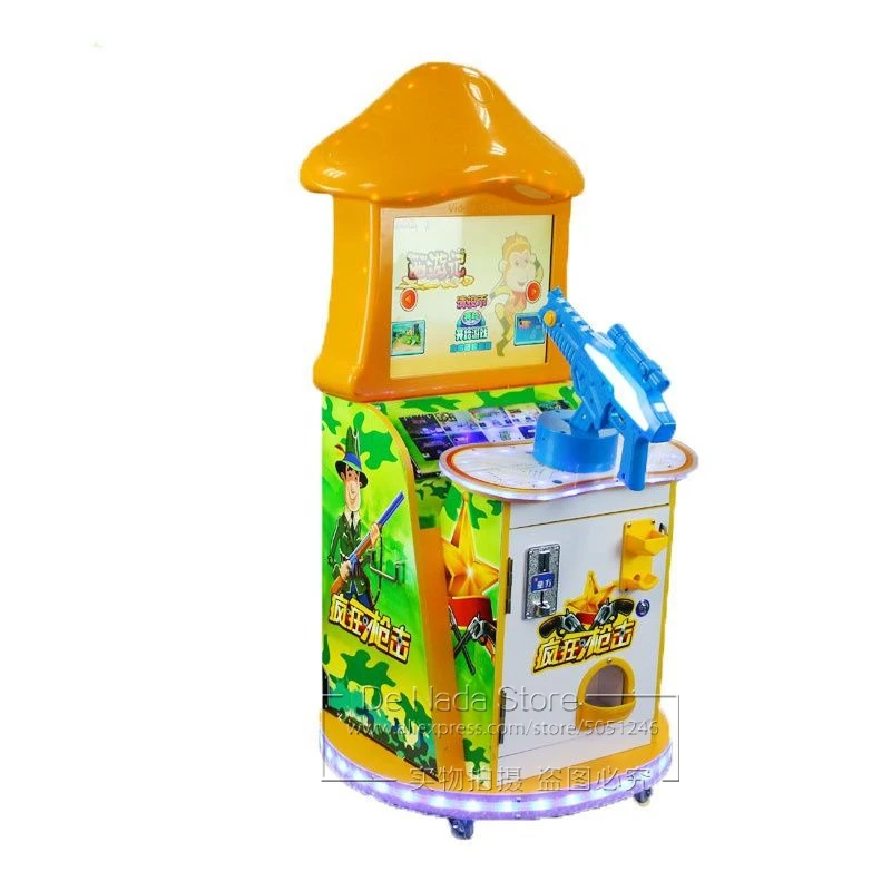 

Baby Children Love Amusement Coin Operated Video Gun Shooting Arcade Game Machine For Indoor Playground