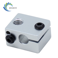 5pcs Aluminium Alloy V6 Heater Block For E3D V6 Hotend , 20*16*12mm Heating Block